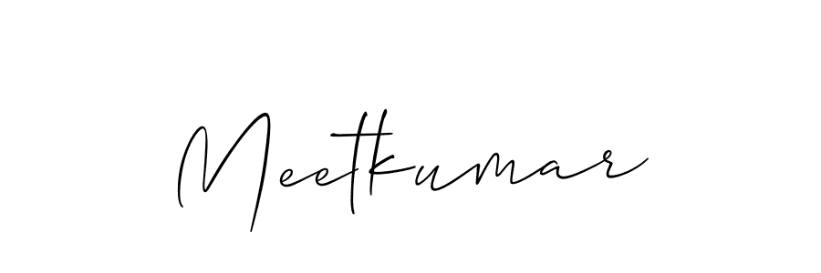 The best way (Allison_Script) to make a short signature is to pick only two or three words in your name. The name Meetkumar include a total of six letters. For converting this name. Meetkumar signature style 2 images and pictures png