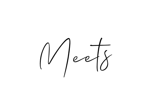 Check out images of Autograph of Meets name. Actor Meets Signature Style. Allison_Script is a professional sign style online. Meets signature style 2 images and pictures png