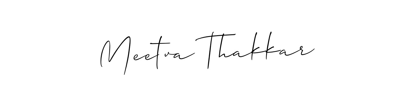 Also You can easily find your signature by using the search form. We will create Meetva Thakkar name handwritten signature images for you free of cost using Allison_Script sign style. Meetva Thakkar signature style 2 images and pictures png