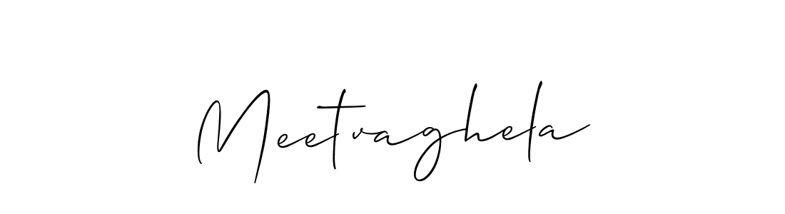 The best way (Allison_Script) to make a short signature is to pick only two or three words in your name. The name Meetvaghela include a total of six letters. For converting this name. Meetvaghela signature style 2 images and pictures png