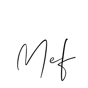 Also You can easily find your signature by using the search form. We will create Mef name handwritten signature images for you free of cost using Allison_Script sign style. Mef signature style 2 images and pictures png