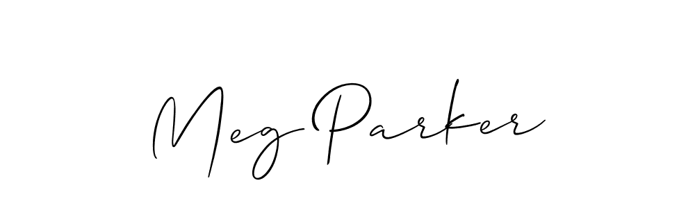 Also You can easily find your signature by using the search form. We will create Meg Parker name handwritten signature images for you free of cost using Allison_Script sign style. Meg Parker signature style 2 images and pictures png