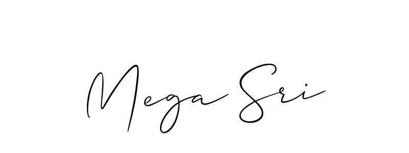 Best and Professional Signature Style for Mega Sri. Allison_Script Best Signature Style Collection. Mega Sri signature style 2 images and pictures png