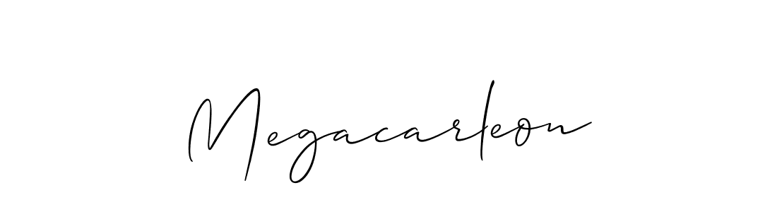 This is the best signature style for the Megacarleon name. Also you like these signature font (Allison_Script). Mix name signature. Megacarleon signature style 2 images and pictures png