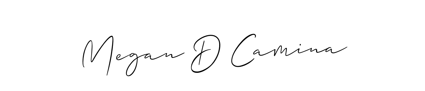 Once you've used our free online signature maker to create your best signature Allison_Script style, it's time to enjoy all of the benefits that Megan D Camina name signing documents. Megan D Camina signature style 2 images and pictures png