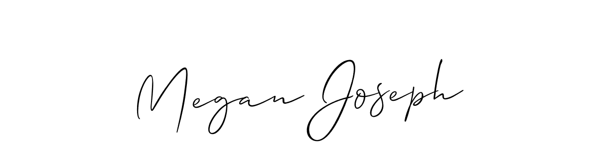 if you are searching for the best signature style for your name Megan Joseph. so please give up your signature search. here we have designed multiple signature styles  using Allison_Script. Megan Joseph signature style 2 images and pictures png