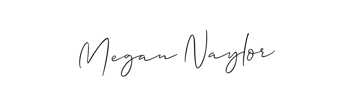 Design your own signature with our free online signature maker. With this signature software, you can create a handwritten (Allison_Script) signature for name Megan Naylor. Megan Naylor signature style 2 images and pictures png