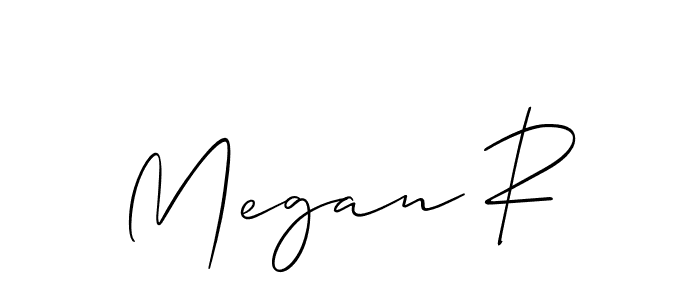 You can use this online signature creator to create a handwritten signature for the name Megan R. This is the best online autograph maker. Megan R signature style 2 images and pictures png