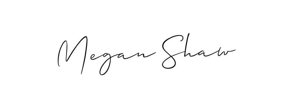 Best and Professional Signature Style for Megan Shaw. Allison_Script Best Signature Style Collection. Megan Shaw signature style 2 images and pictures png