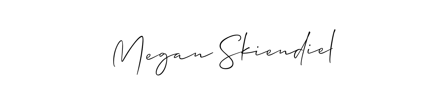 Design your own signature with our free online signature maker. With this signature software, you can create a handwritten (Allison_Script) signature for name Megan Skiendiel. Megan Skiendiel signature style 2 images and pictures png