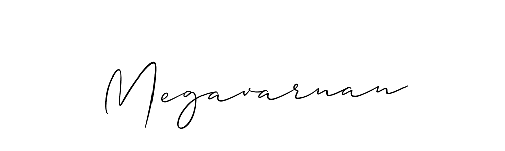 Make a beautiful signature design for name Megavarnan. With this signature (Allison_Script) style, you can create a handwritten signature for free. Megavarnan signature style 2 images and pictures png