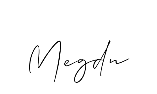 Make a beautiful signature design for name Megdn. Use this online signature maker to create a handwritten signature for free. Megdn signature style 2 images and pictures png
