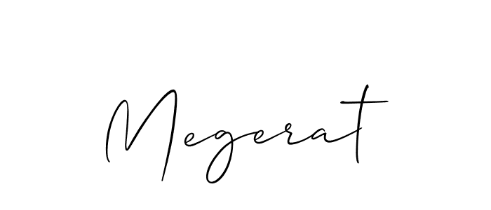 Also we have Megerat name is the best signature style. Create professional handwritten signature collection using Allison_Script autograph style. Megerat signature style 2 images and pictures png