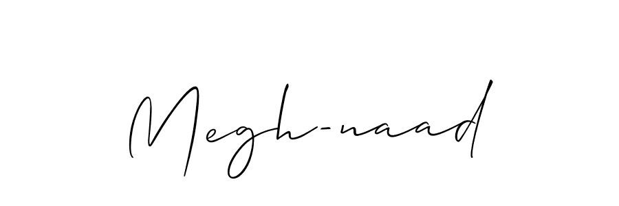 Design your own signature with our free online signature maker. With this signature software, you can create a handwritten (Allison_Script) signature for name Megh-naad. Megh-naad signature style 2 images and pictures png