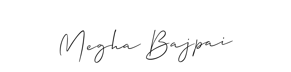 You can use this online signature creator to create a handwritten signature for the name Megha Bajpai. This is the best online autograph maker. Megha Bajpai signature style 2 images and pictures png