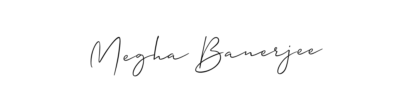 Make a beautiful signature design for name Megha Banerjee. Use this online signature maker to create a handwritten signature for free. Megha Banerjee signature style 2 images and pictures png