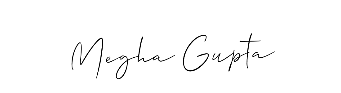 You should practise on your own different ways (Allison_Script) to write your name (Megha Gupta) in signature. don't let someone else do it for you. Megha Gupta signature style 2 images and pictures png