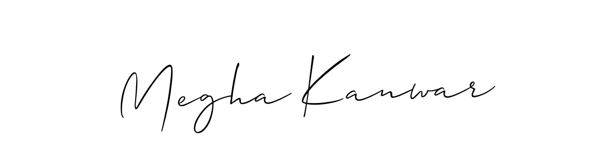 How to Draw Megha Kanwar signature style? Allison_Script is a latest design signature styles for name Megha Kanwar. Megha Kanwar signature style 2 images and pictures png
