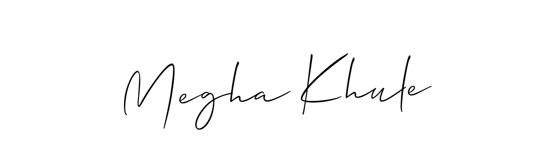 Make a beautiful signature design for name Megha Khule. Use this online signature maker to create a handwritten signature for free. Megha Khule signature style 2 images and pictures png