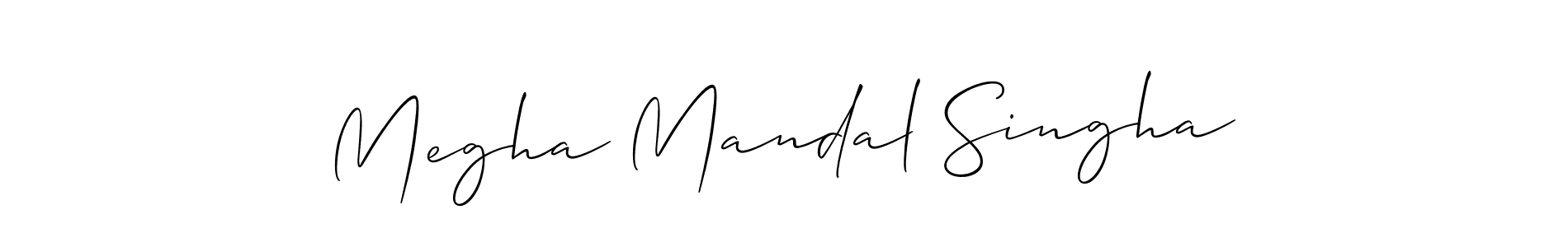 Best and Professional Signature Style for Megha Mandal Singha. Allison_Script Best Signature Style Collection. Megha Mandal Singha signature style 2 images and pictures png