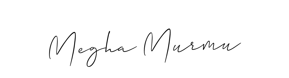 Create a beautiful signature design for name Megha Murmu. With this signature (Allison_Script) fonts, you can make a handwritten signature for free. Megha Murmu signature style 2 images and pictures png