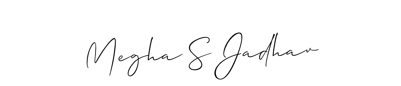 You can use this online signature creator to create a handwritten signature for the name Megha S Jadhav. This is the best online autograph maker. Megha S Jadhav signature style 2 images and pictures png