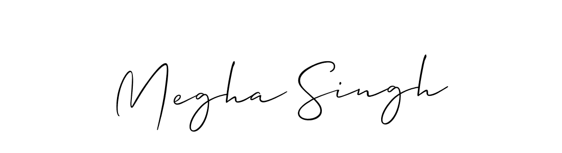 Also You can easily find your signature by using the search form. We will create Megha Singh name handwritten signature images for you free of cost using Allison_Script sign style. Megha Singh signature style 2 images and pictures png