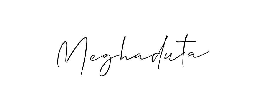 Make a short Meghaduta signature style. Manage your documents anywhere anytime using Allison_Script. Create and add eSignatures, submit forms, share and send files easily. Meghaduta signature style 2 images and pictures png