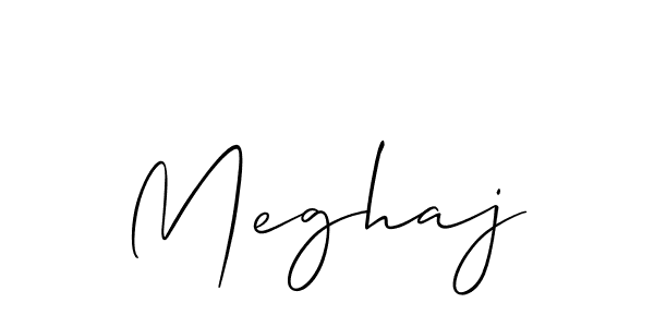 You should practise on your own different ways (Allison_Script) to write your name (Meghaj) in signature. don't let someone else do it for you. Meghaj signature style 2 images and pictures png