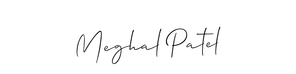 How to Draw Meghal Patel signature style? Allison_Script is a latest design signature styles for name Meghal Patel. Meghal Patel signature style 2 images and pictures png