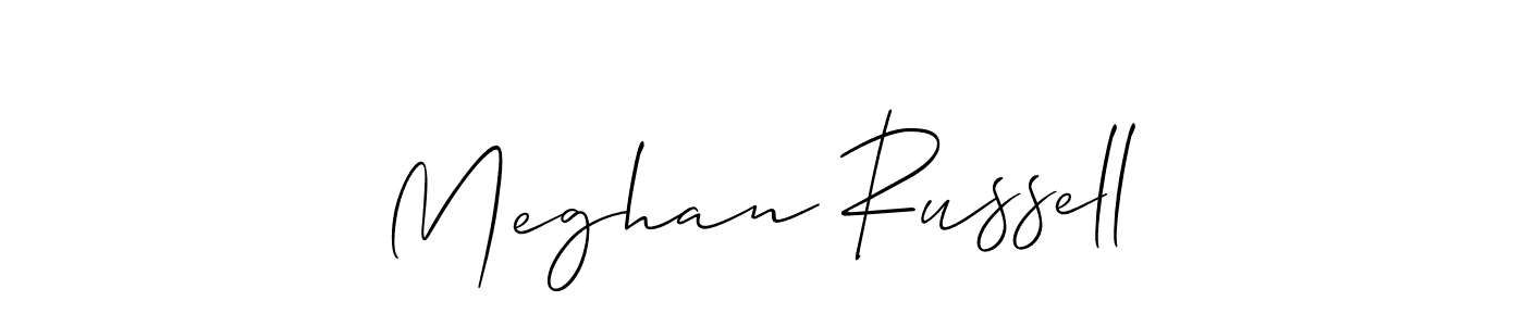 Also we have Meghan Russell name is the best signature style. Create professional handwritten signature collection using Allison_Script autograph style. Meghan Russell signature style 2 images and pictures png