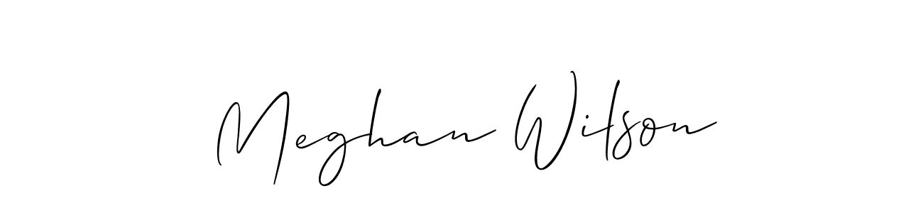 if you are searching for the best signature style for your name Meghan Wilson. so please give up your signature search. here we have designed multiple signature styles  using Allison_Script. Meghan Wilson signature style 2 images and pictures png