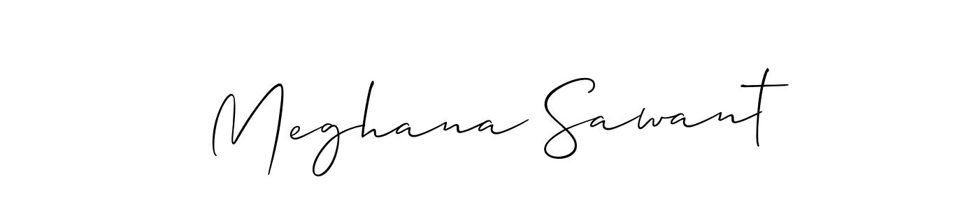 Best and Professional Signature Style for Meghana Sawant. Allison_Script Best Signature Style Collection. Meghana Sawant signature style 2 images and pictures png