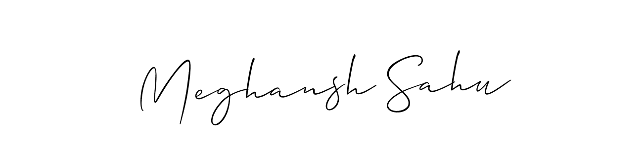 Best and Professional Signature Style for Meghansh Sahu. Allison_Script Best Signature Style Collection. Meghansh Sahu signature style 2 images and pictures png