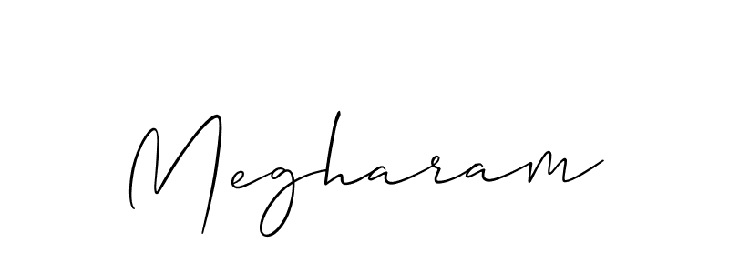 Make a short Megharam signature style. Manage your documents anywhere anytime using Allison_Script. Create and add eSignatures, submit forms, share and send files easily. Megharam signature style 2 images and pictures png