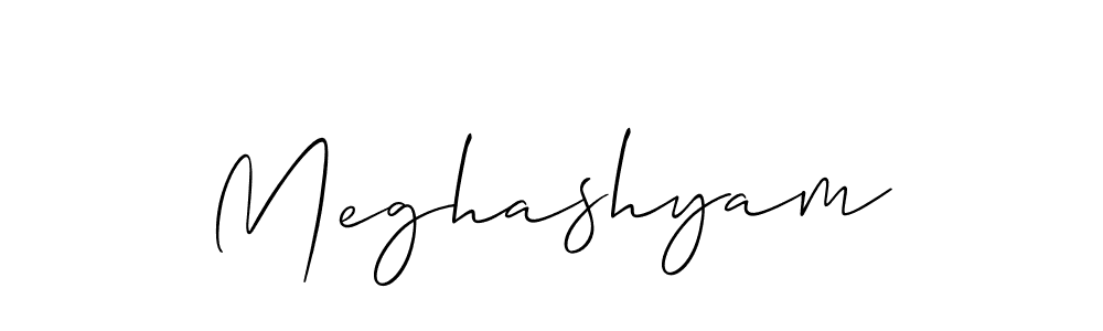 if you are searching for the best signature style for your name Meghashyam. so please give up your signature search. here we have designed multiple signature styles  using Allison_Script. Meghashyam signature style 2 images and pictures png