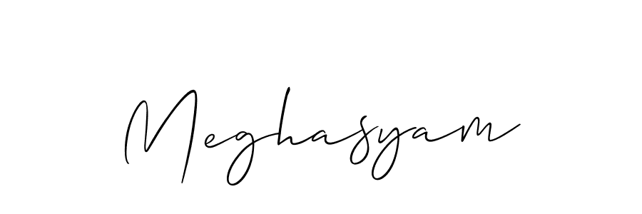 Once you've used our free online signature maker to create your best signature Allison_Script style, it's time to enjoy all of the benefits that Meghasyam name signing documents. Meghasyam signature style 2 images and pictures png