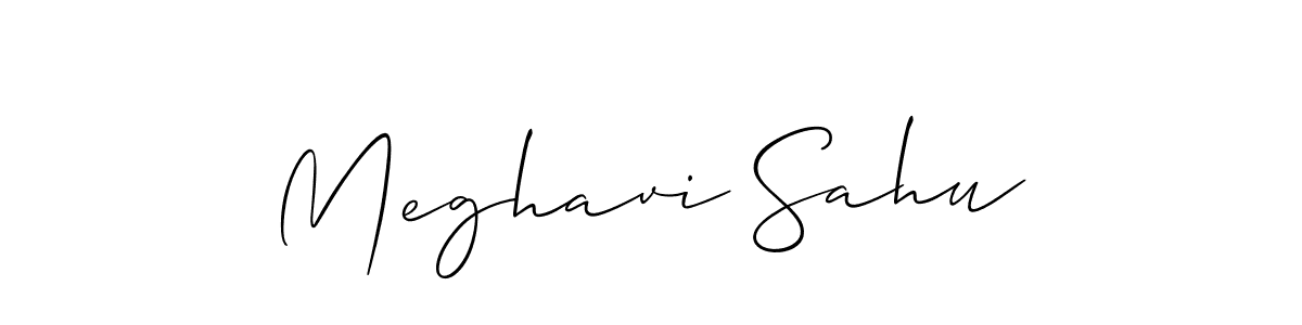 How to Draw Meghavi Sahu signature style? Allison_Script is a latest design signature styles for name Meghavi Sahu. Meghavi Sahu signature style 2 images and pictures png