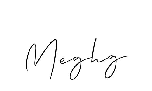 You should practise on your own different ways (Allison_Script) to write your name (Meghg) in signature. don't let someone else do it for you. Meghg signature style 2 images and pictures png