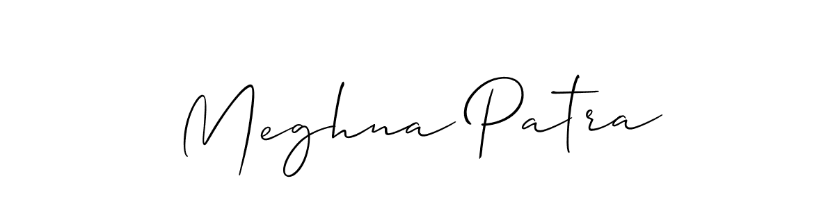 Best and Professional Signature Style for Meghna Patra. Allison_Script Best Signature Style Collection. Meghna Patra signature style 2 images and pictures png
