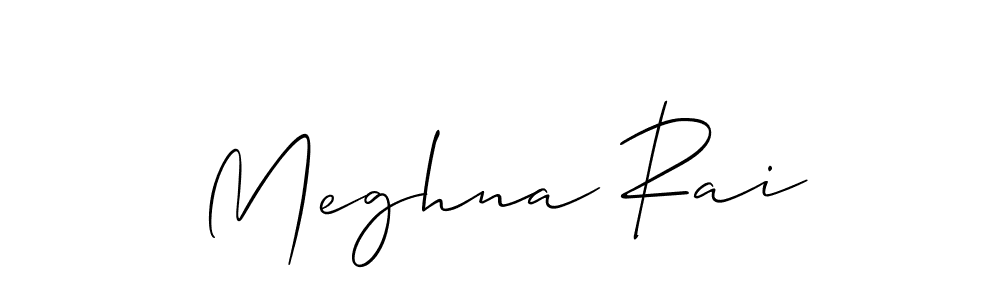 Make a beautiful signature design for name Meghna Rai. Use this online signature maker to create a handwritten signature for free. Meghna Rai signature style 2 images and pictures png