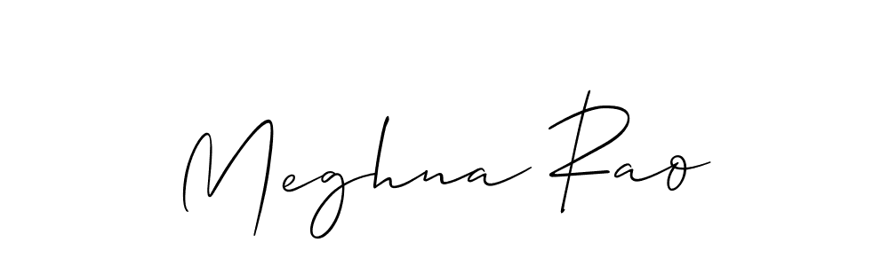 Also we have Meghna Rao name is the best signature style. Create professional handwritten signature collection using Allison_Script autograph style. Meghna Rao signature style 2 images and pictures png