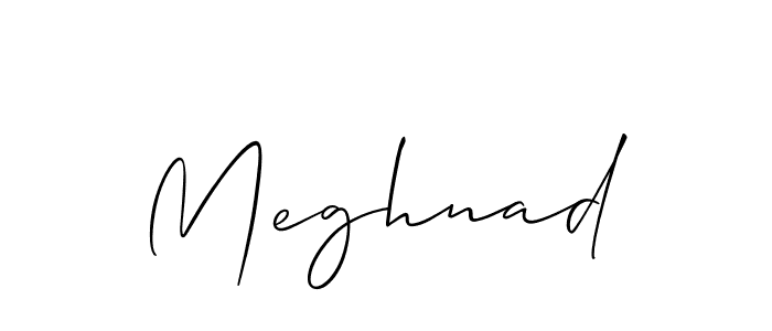 Make a beautiful signature design for name Meghnad. Use this online signature maker to create a handwritten signature for free. Meghnad signature style 2 images and pictures png
