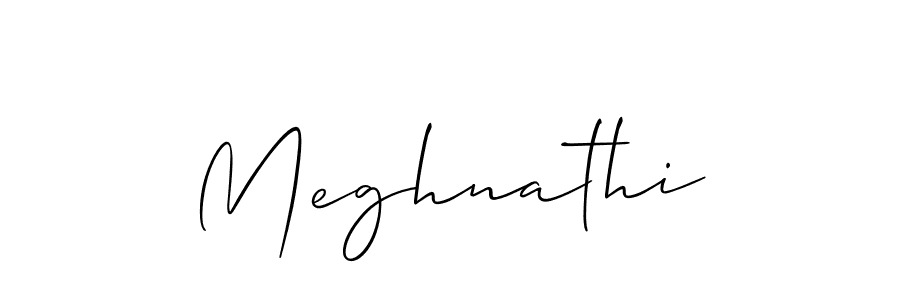 How to make Meghnathi signature? Allison_Script is a professional autograph style. Create handwritten signature for Meghnathi name. Meghnathi signature style 2 images and pictures png