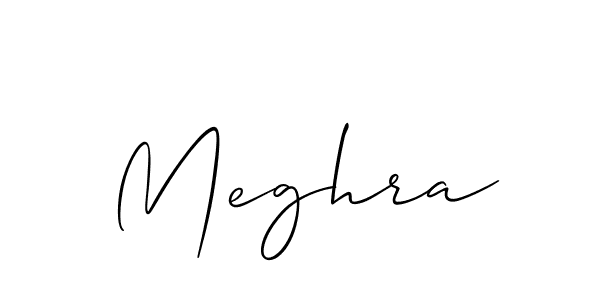 It looks lik you need a new signature style for name Meghra. Design unique handwritten (Allison_Script) signature with our free signature maker in just a few clicks. Meghra signature style 2 images and pictures png