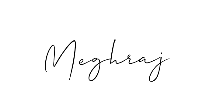 How to make Meghraj name signature. Use Allison_Script style for creating short signs online. This is the latest handwritten sign. Meghraj signature style 2 images and pictures png
