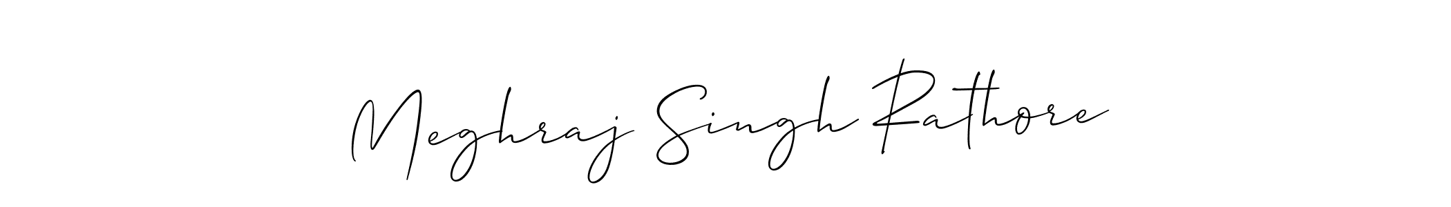 You should practise on your own different ways (Allison_Script) to write your name (Meghraj Singh Rathore) in signature. don't let someone else do it for you. Meghraj Singh Rathore signature style 2 images and pictures png