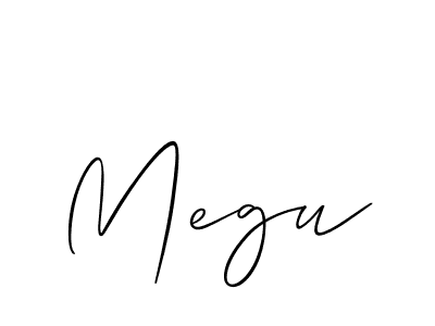 Also You can easily find your signature by using the search form. We will create Megu name handwritten signature images for you free of cost using Allison_Script sign style. Megu signature style 2 images and pictures png