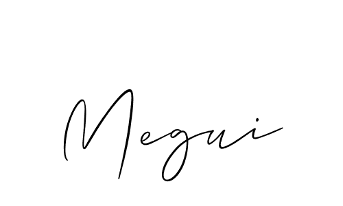 Best and Professional Signature Style for Megui. Allison_Script Best Signature Style Collection. Megui signature style 2 images and pictures png