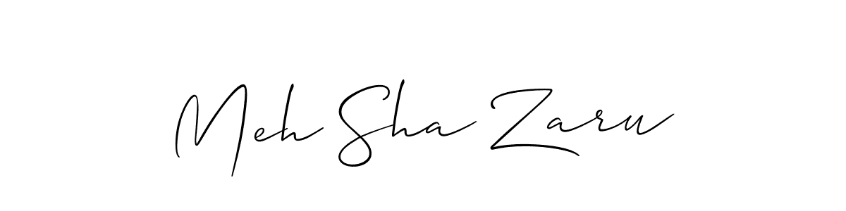 Best and Professional Signature Style for Meh Sha Zaru. Allison_Script Best Signature Style Collection. Meh Sha Zaru signature style 2 images and pictures png